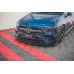 Накладка сплиттер на передний бампер Вар2 на Mercedes A W177 A35 AMG